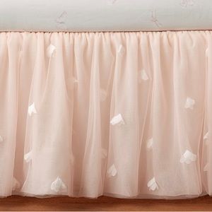 Monique Lhuillier Ethereal Tulle Crib Skirt- VGUC